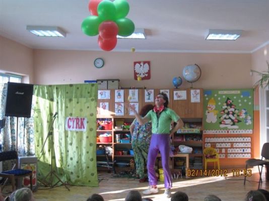 Grafika #35: 14.02.2012 - Artyści cyrkowi w naszym przedszkolu