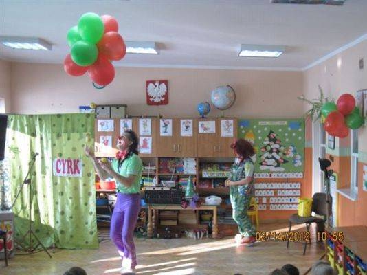 Grafika #37: 14.02.2012 - Artyści cyrkowi w naszym przedszkolu