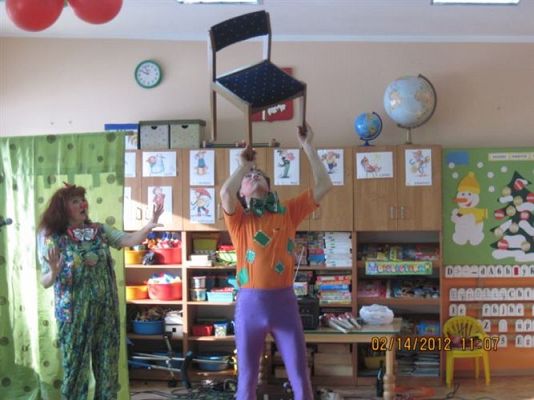 Grafika #39: 14.02.2012 - Artyści cyrkowi w naszym przedszkolu