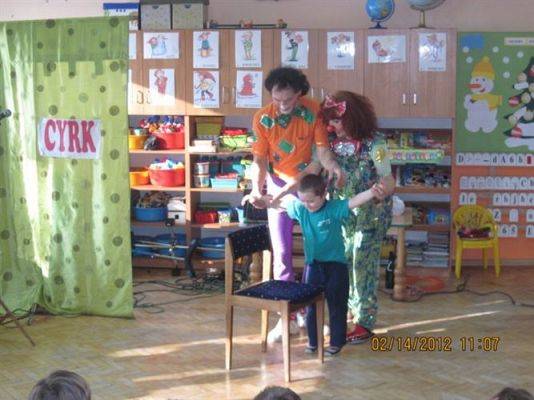 Grafika #41: 14.02.2012 - Artyści cyrkowi w naszym przedszkolu
