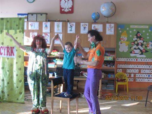 Grafika #42: 14.02.2012 - Artyści cyrkowi w naszym przedszkolu