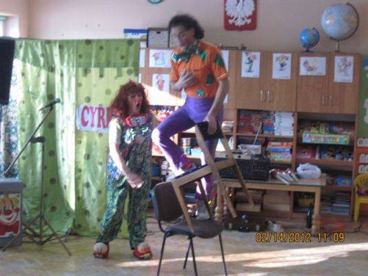 Grafika #43: 14.02.2012 - Artyści cyrkowi w naszym przedszkolu