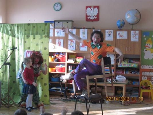 Grafika #46: 14.02.2012 - Artyści cyrkowi w naszym przedszkolu
