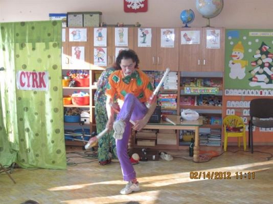 Grafika #47: 14.02.2012 - Artyści cyrkowi w naszym przedszkolu
