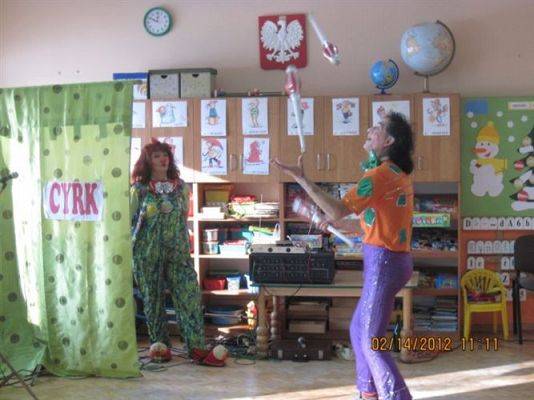 Grafika #48: 14.02.2012 - Artyści cyrkowi w naszym przedszkolu