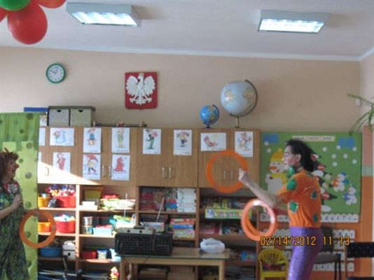 Grafika #50: 14.02.2012 - Artyści cyrkowi w naszym przedszkolu