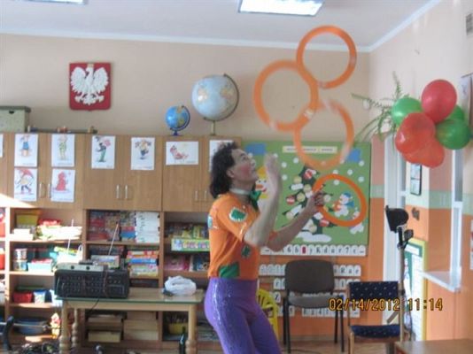 Grafika #51: 14.02.2012 - Artyści cyrkowi w naszym przedszkolu