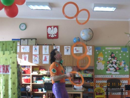 Grafika #52: 14.02.2012 - Artyści cyrkowi w naszym przedszkolu