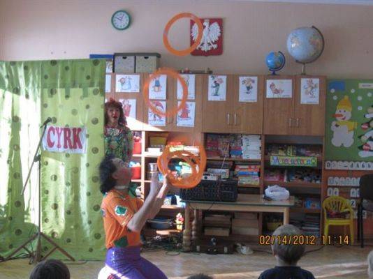 Grafika #53: 14.02.2012 - Artyści cyrkowi w naszym przedszkolu