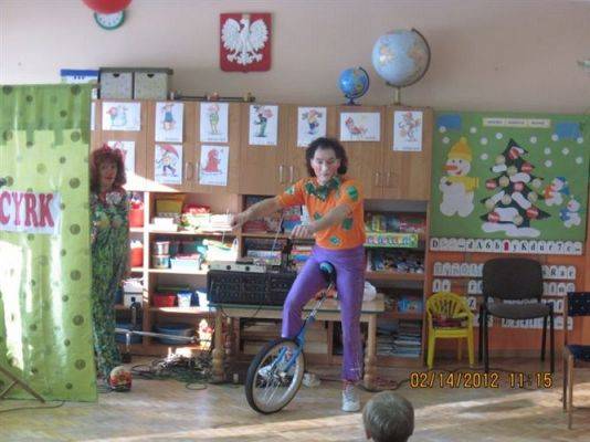 Grafika #55: 14.02.2012 - Artyści cyrkowi w naszym przedszkolu