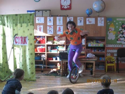 Grafika #56: 14.02.2012 - Artyści cyrkowi w naszym przedszkolu
