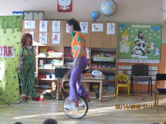 Grafika #57: 14.02.2012 - Artyści cyrkowi w naszym przedszkolu