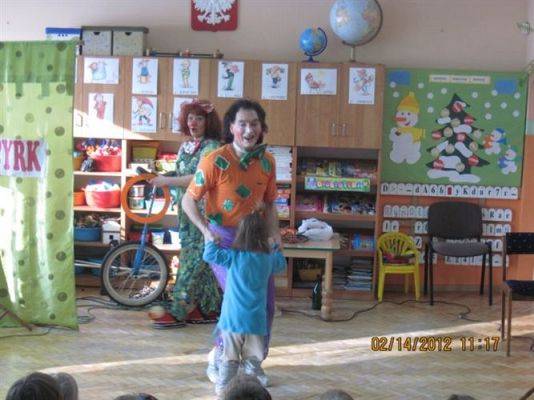 Grafika #58: 14.02.2012 - Artyści cyrkowi w naszym przedszkolu