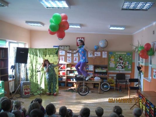Grafika #64: 14.02.2012 - Artyści cyrkowi w naszym przedszkolu