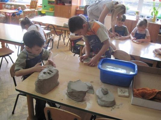 Grafika #8: 13.03.2012 - Zajęcia garncarskie w grupie III