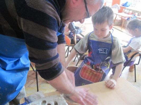 Grafika #9: 13.03.2012 - Zajęcia garncarskie w grupie III