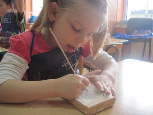 Grafika #18: 13.03.2012 - Zajęcia garncarskie w grupie III