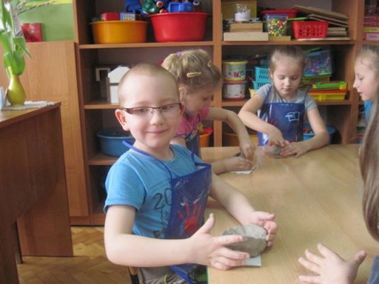 Grafika #38: 13.03.2012 - Zajęcia garncarskie w grupie III