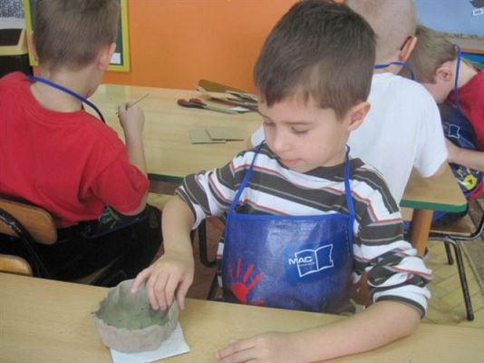 Grafika #48: 13.03.2012 - Zajęcia garncarskie w grupie III