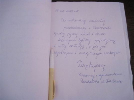 Grafika #83: 17.02.2012 - Lekcja savoir vivre w restauracji w Poraju