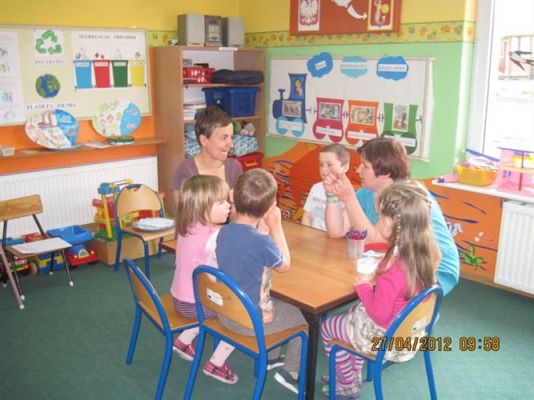 Grafika #8: 27.04.2012 - Zajęcie otwarte dla rodziców dzieci z grupy II