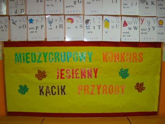 Grafika #0: 21.11.2012 - Międzygrupowy konkurs "Jesienny kącik przyrody"