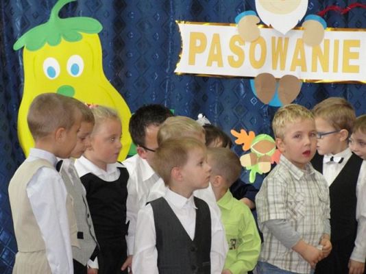 Grafika #6: 16.10.2012 - Pasowanie na przedszkolaka