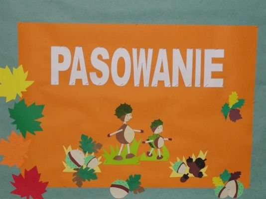 Grafika #31: 16.10.2012 - Pasowanie na przedszkolaka