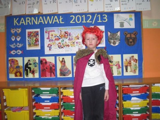 Grafika #20: 31.01.2013 - Nasze karnawałowe przebrania - grupa Starszaków