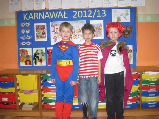 Grafika #23: 31.01.2013 - Nasze karnawałowe przebrania - grupa Starszaków