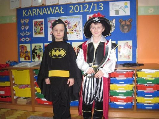 Grafika #35: 31.01.2013 - Nasze karnawałowe przebrania - grupa Starszaków