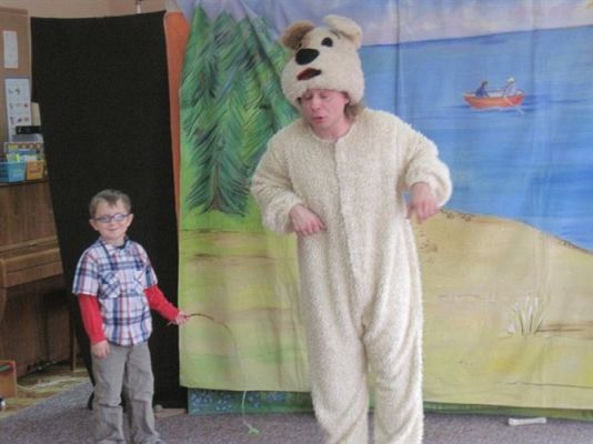 Grafika #19: 10.04.2013 - Przedstawienie teatralne pt. "Reksio" w wykonaniu teatru DUET z Krakowa