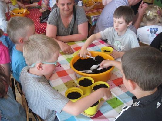 Grafika #12: 09.05.2013 - Zajęcia otwarte w grupie Starszaków