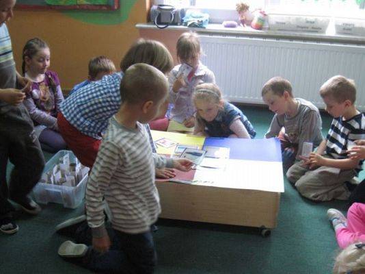 Grafika #6: 10.05.2013 - Zajęcia otwarte w grupie Średniaków