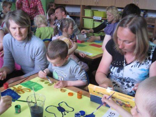 Grafika #20: 10.05.2013 - Zajęcia otwarte w grupie Średniaków