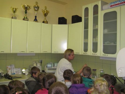 Grafika #8: 15.11.2013 - O ząbki nasze dbamy - dentystę odwiedzamy.