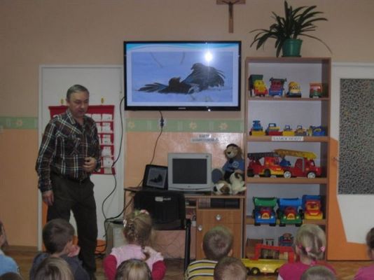 Grafika #7: 07.11.2013 - Spotkanie z p.Bogusławem Kotlarz - ornitologiem