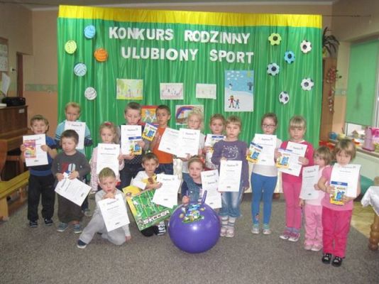 Grafika #55: 27.11.2013 - Roztrzygnięcie Konkursu Rodzinnego pt. "Ulubiony Sport"