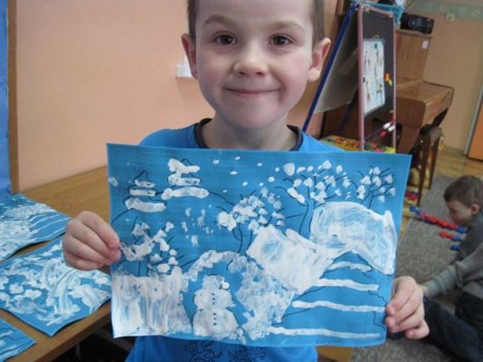 Grafika #16: 23.01.2014 - Jak spędzamy ferie w przedszkolu