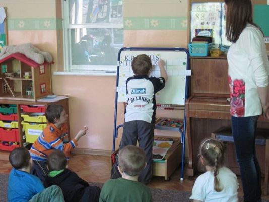 Grafika #26: 02.04.2014 - Zajęcia otwarte dla rodziców w grupie Starszaków