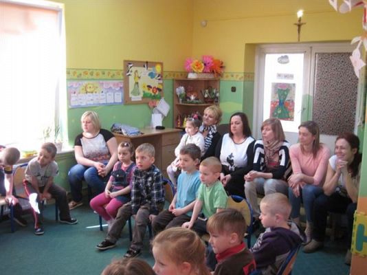 Grafika #2: 01.04.2014 - Zajęcia otwarte dla rodziców w grupie Średniaków