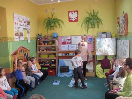 Grafika #12: 01.04.2014 - Zajęcia otwarte dla rodziców w grupie Średniaków