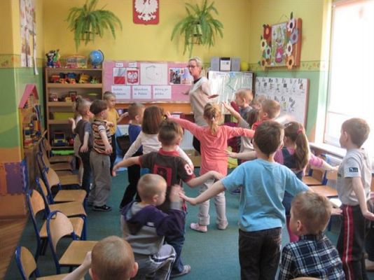 Grafika #33: 01.04.2014 - Zajęcia otwarte dla rodziców w grupie Średniaków