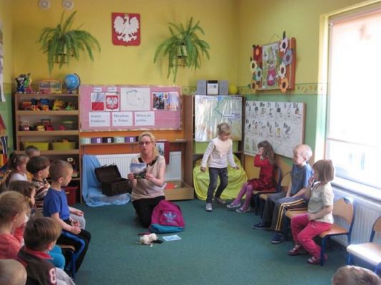 Grafika #37: 01.04.2014 - Zajęcia otwarte dla rodziców w grupie Średniaków