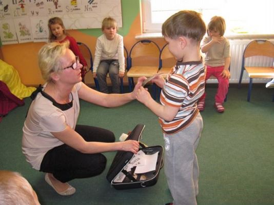 Grafika #47: 01.04.2014 - Zajęcia otwarte dla rodziców w grupie Średniaków