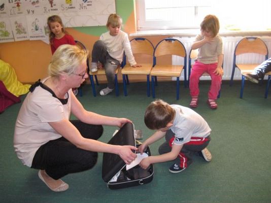 Grafika #48: 01.04.2014 - Zajęcia otwarte dla rodziców w grupie Średniaków