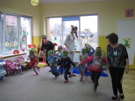 Grafika #21: 25.03.2014 - Zajęcia otwarte dla rodziców w gr.I - "Gimnastyka dla Smyka"