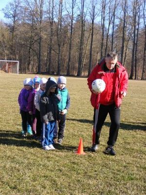 Grafika #15: 12.03.2014 - Mini trening wiosenny prowadzony przez trenera piłki nożnej
