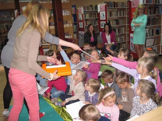 Grafika #6: 04.06.2014 - Wizyta w Bibliotece Gminnej w Wicku