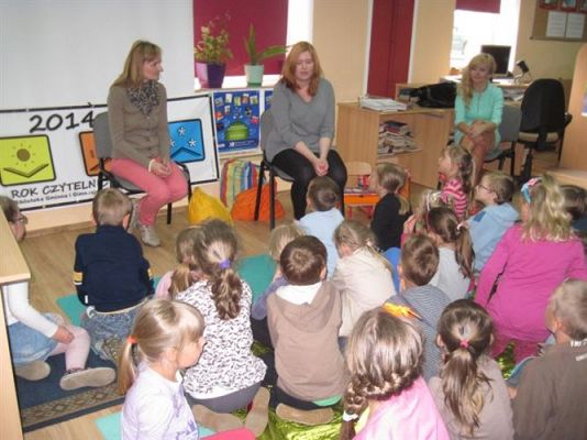 Grafika #9: 04.06.2014 - Wizyta w Bibliotece Gminnej w Wicku